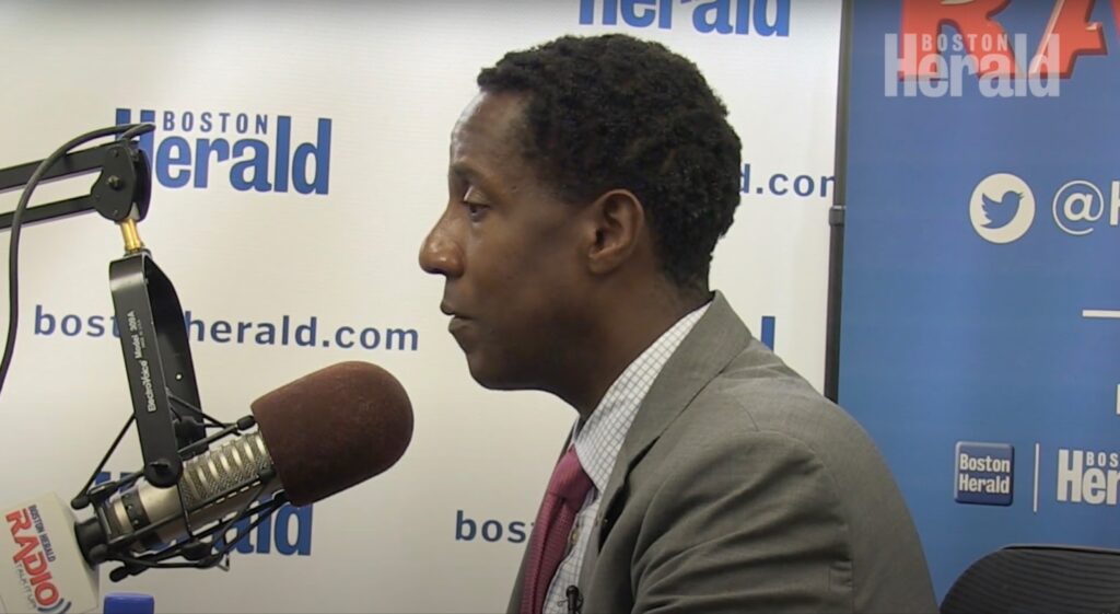 Setti Warren gives an interview